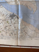 Load image into Gallery viewer, Original WW2 British Army GSGS OS Map of England & Wales - Mouth of the Humber - The Militaria Shop