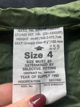Load image into Gallery viewer, British Army Surplus 22C RAF Waterproof Over Trosuers - Size 4 - The Militaria Shop