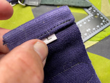 Load image into Gallery viewer, Original British Royal Navy Blue Canvas Stable Belt - Approx 36" (L) Waist - The Militaria Shop