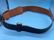 Load image into Gallery viewer, Original British Army Officer's Sam Browne Leather Belt - Approx 36" Waist - The Militaria Shop