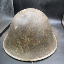 Load image into Gallery viewer, Original WW2 British/Canadian Army Mk3 Turtle Combat Helmet - The Militaria Shop