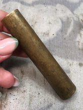 Load image into Gallery viewer, Original WW1 British Army SMLE Enfield Brass Oil Bottle - EFD Marked - The Militaria Shop