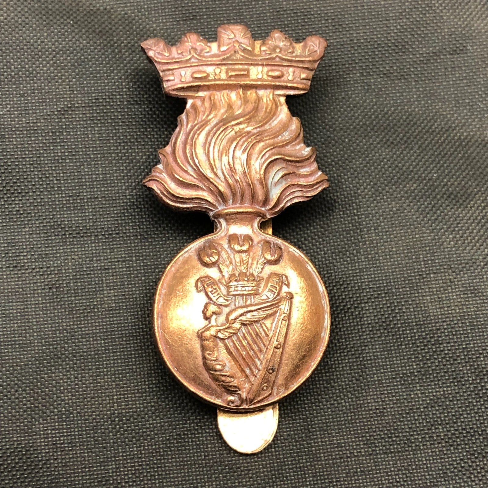 Original British Army Cap/Beret Badge - Royal Irish Fusiliers - The Militaria Shop