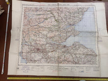 Load image into Gallery viewer, Original WW2 British Army RAF Navy Base Map of Scotland - The Forth, Clyde & Tay - The Militaria Shop
