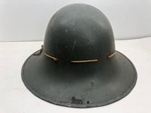 Charger l'image dans la galerie, Original WW2 British Home Front Civillian Zuckerman Helmet & Liner Set - The Militaria Shop