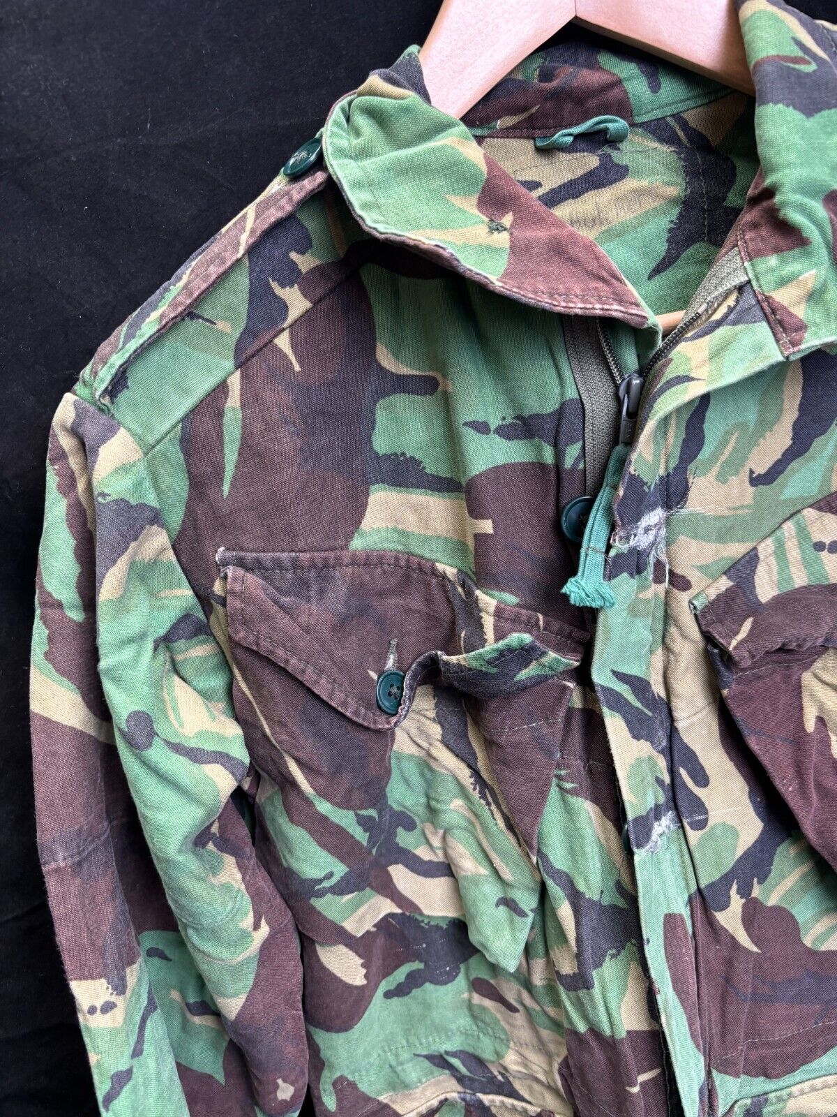 Surplus British Army DPM Pattern Camouflaged Smock Combat- 34in Chest - The Militaria Shop
