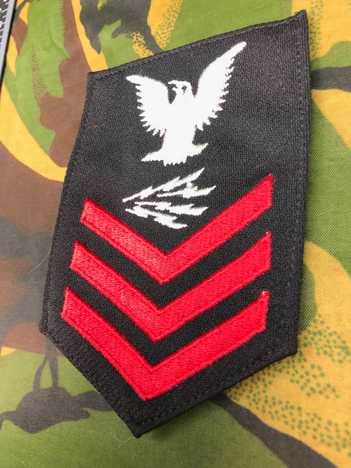 Genuine US Navy PO 1 Information Systems Technician Patch / Badge - The Militaria Shop