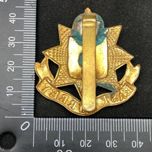 Load image into Gallery viewer, Genuine WW2 British Army Brass Cap Badge - East Surrey Regiment - The Militaria Shop