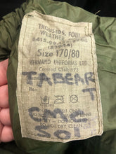 Load image into Gallery viewer, Genuine British Army Waterproof Foul Weather Over Trousers - Size 170/80 - The Militaria Shop