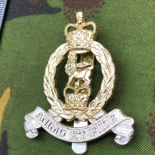 Load image into Gallery viewer, Original British Staybrite Army Cap Badge - Adjutant General's Corps - The Militaria Shop