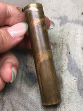 Load image into Gallery viewer, Original WW1 British Army SMLE Enfield Brass Oil Bottle - EFD Marked - The Militaria Shop