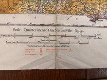 Load image into Gallery viewer, Original WW2 British Army RAF Navy Base Map of Scotland - The Eastern Highlands - The Militaria Shop