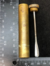 Load image into Gallery viewer, Original WW1 British Army SMLE Enfield Brass Oil Bottle - J.J.B Maker Marked - The Militaria Shop