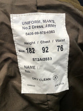 Lade das Bild in den Galerie-Viewer, Grade 1 Used British Army No.2 Dress Uniform Jacket - Size 182/92/72 - The Militaria Shop