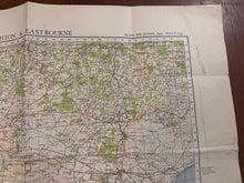 Charger l'image dans la galerie, Original WW2 British Army GSGS OS Map of Great Britain - Brighton & Eastbourne - The Militaria Shop