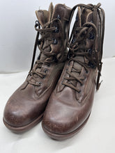 Load image into Gallery viewer, British Army Surplus Brown Leather Combat Boots - YDS - Size UK 10 M - The Militaria Shop