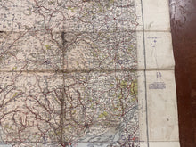 Load image into Gallery viewer, Original WW2 British Army RAF Navy Base Map of South Wales - Cardiff & Swansea - The Militaria Shop