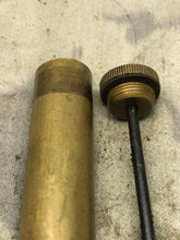 Load image into Gallery viewer, Original WW1 British Army SMLE Enfield Brass Oil Bottle - EFD Marked - The Militaria Shop