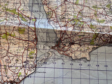 Load image into Gallery viewer, Original WW2 British Army OS Map of Great Britain - Exeter - The Militaria Shop
