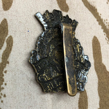 Load image into Gallery viewer, Original WW1 British Army Regimental Cap Badge Duke of Lancaster's Own Yeomanry - The Militaria Shop