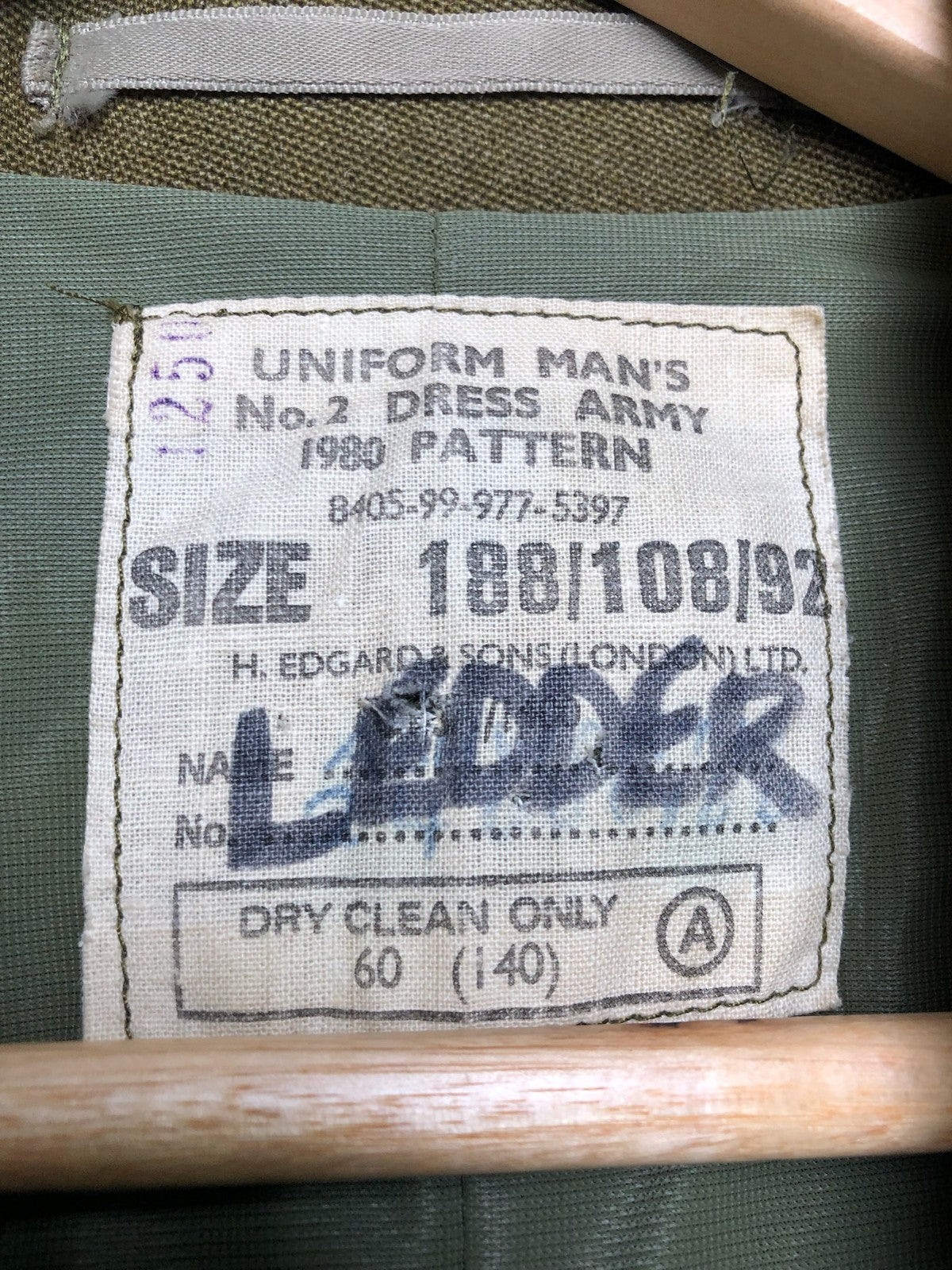 British Army Grade 1 No.2 Dress Uniform Jacket - Glider Pilot - Size 188/108/92 - The Militaria Shop