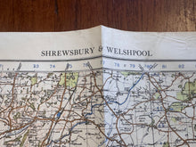 Load image into Gallery viewer, Original WW2 British Army GSGS OS Map Great Britain - Shrewsbury & Welshpool - The Militaria Shop