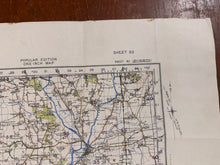 Load image into Gallery viewer, Original WW2 British Army GSGS OS Map of England - Gloucester & Forest of Dean - The Militaria Shop