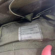 Load image into Gallery viewer, Genuine British Army Surplus OD Green Gas Mask Bag Haversack - The Militaria Shop