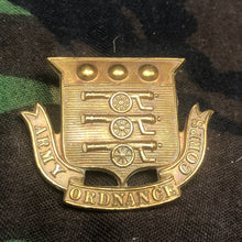 Load image into Gallery viewer, Original WW1 British Army Cap Badge - Army Ordnance Corps - The Militaria Shop