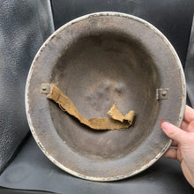 Load image into Gallery viewer, Original British Army WW2 Mk2 Combat Steel Helmet - The Militaria Shop