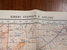 Charger l'image dans la galerie, Original WW2 British Army GSGS OS Map of England - Kirkby Stephen & Appleby - The Militaria Shop