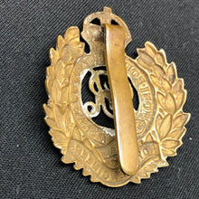 Load image into Gallery viewer, Original WW1 British Army Cap Badge - Royal Engineers - George V - The Militaria Shop