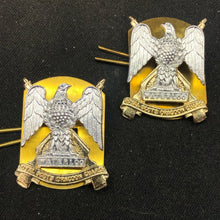 Load image into Gallery viewer, Original British Collar Badge Pair - Royal Scots Dragoon Guards - The Militaria Shop