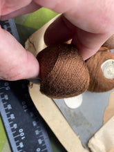 Load image into Gallery viewer, Original WW2 German Army Political Brown Tunic Sewing Thread Reel - The Militaria Shop