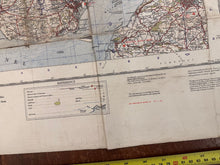 Load image into Gallery viewer, Original WW2 British Army RAF Navy Base Map of South Wales - Swansea & Cardiff - The Militaria Shop