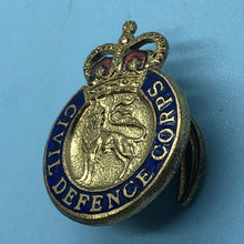 Charger l'image dans la galerie, Original British Army Lapel Pin - Civil Defence Corps - The Militaria Shop