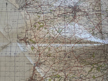 Load image into Gallery viewer, Original WW2 British Army GSGS OS Map of Scotland - Kilmarnock & Ayr - The Militaria Shop