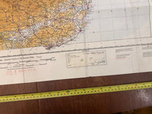 Load image into Gallery viewer, Original WW2 British Army RAF Navy Base Map of Scotland - The Eastern Highlands - The Militaria Shop