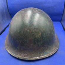 Charger l'image dans la galerie, Original WW2 Mk3 Canadian / British Army Turtle Helmet High Rivet - The Militaria Shop