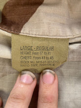 Load image into Gallery viewer, Gulf War US Army DCU Camouflaged Combat Field Coat/Jacket - Large/Regular - The Militaria Shop