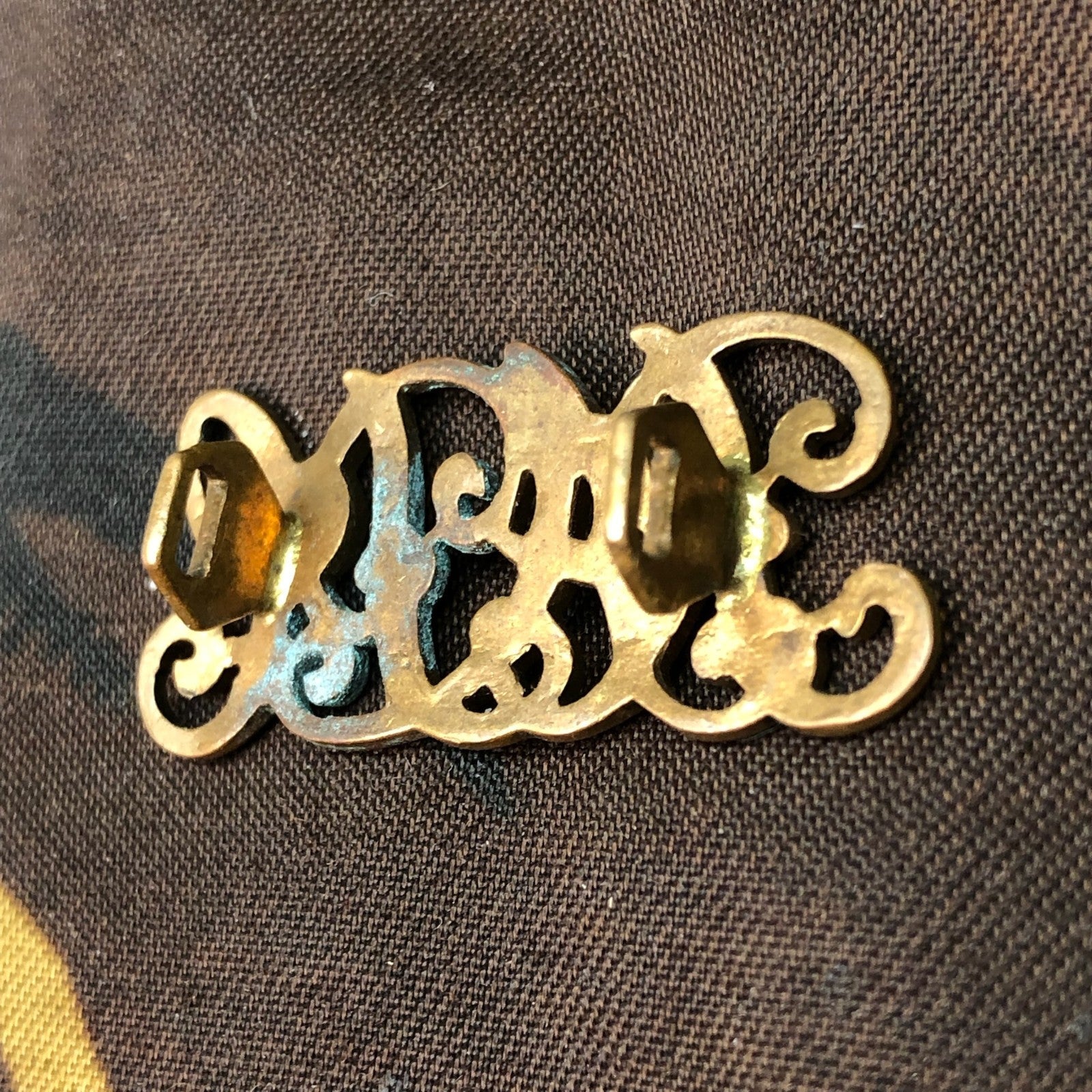 Genuine British Army Brass Shoulder Title - Royal Army Pay Corps RAPC - The Militaria Shop