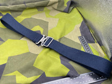 Load image into Gallery viewer, Original British Royal Navy Blue Canvas Stable Belt - Approx 46" Waist - The Militaria Shop