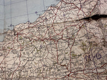 Load image into Gallery viewer, Original WW2 British Army RAF Navy Base Map of South Wales - Cardiff & Swansea - The Militaria Shop