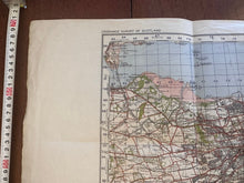 Load image into Gallery viewer, Original WW2 British Army GSGS Map of Scotland - Edinburgh - The Militaria Shop