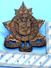 Load image into Gallery viewer, Original Canadian Army The Kent Regiment Cap Badge - The Militaria Shop