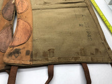 Load image into Gallery viewer, Original WW2 British Army 37 Pattern Despatch Riders High Sided Spats 1942 Dated - The Militaria Shop