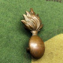 Load image into Gallery viewer, Original WW1 British Army Collar Badge - Fusiliers Flaming Ball - The Militaria Shop