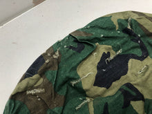 Load image into Gallery viewer, Original US Army Vietnam War Era M1 Camo Helmet Cover - Local Find - Combat Worn - The Militaria Shop