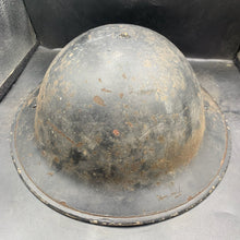 Charger l'image dans la galerie, Original WW2 British Home Front Civil Defence Mk2 Brodie Helmet & Liner Set - The Militaria Shop