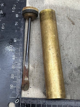 Load image into Gallery viewer, Original WW2 British Army SMLE Enfield Brass Oil Bottle - EFD - 149 - The Militaria Shop